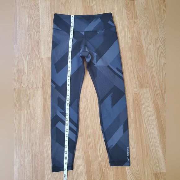 Brooks 'Formation' Crop Compression Running Tights Leggings - size Small - Picture 10 of 11